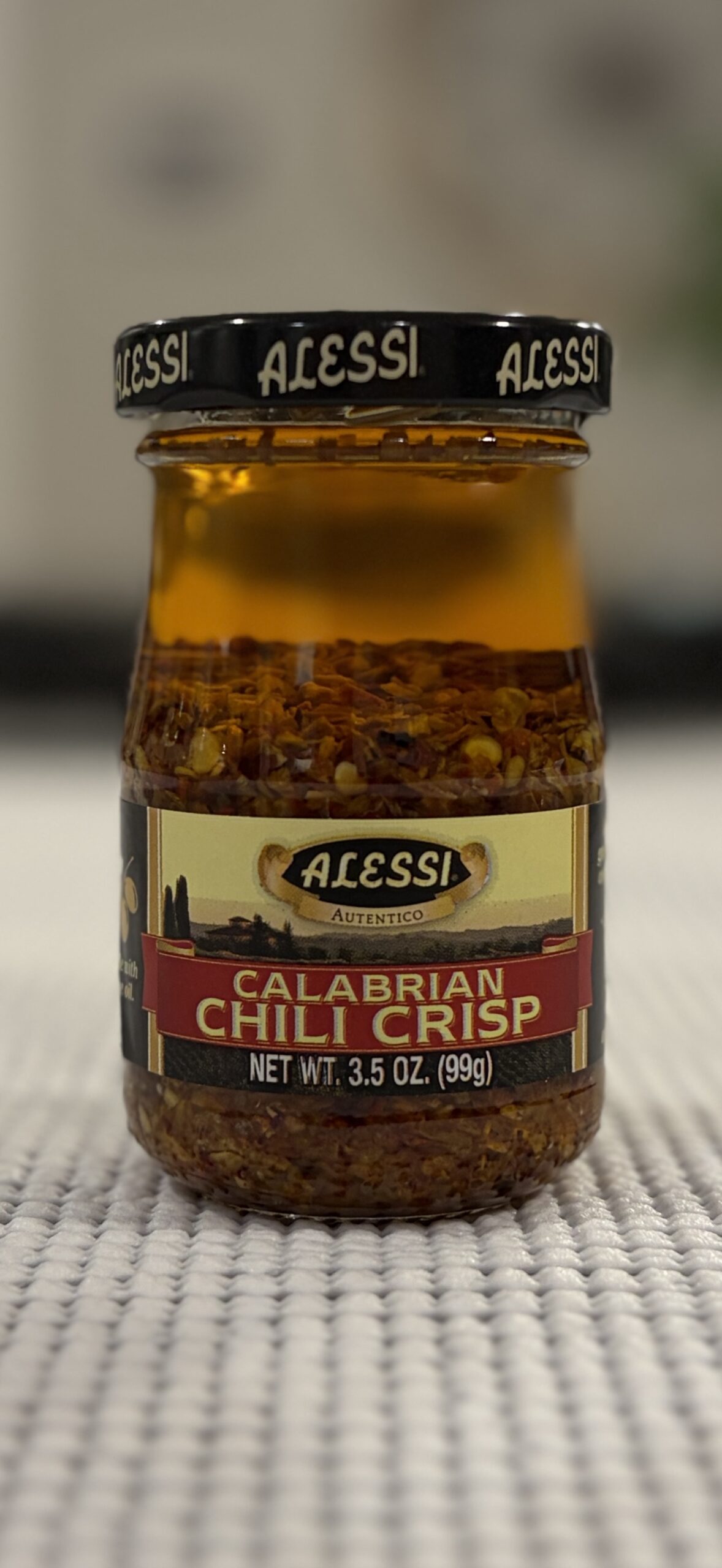 Alessi Authentico Calabrian chili crisp jar — Flavor Index Lab