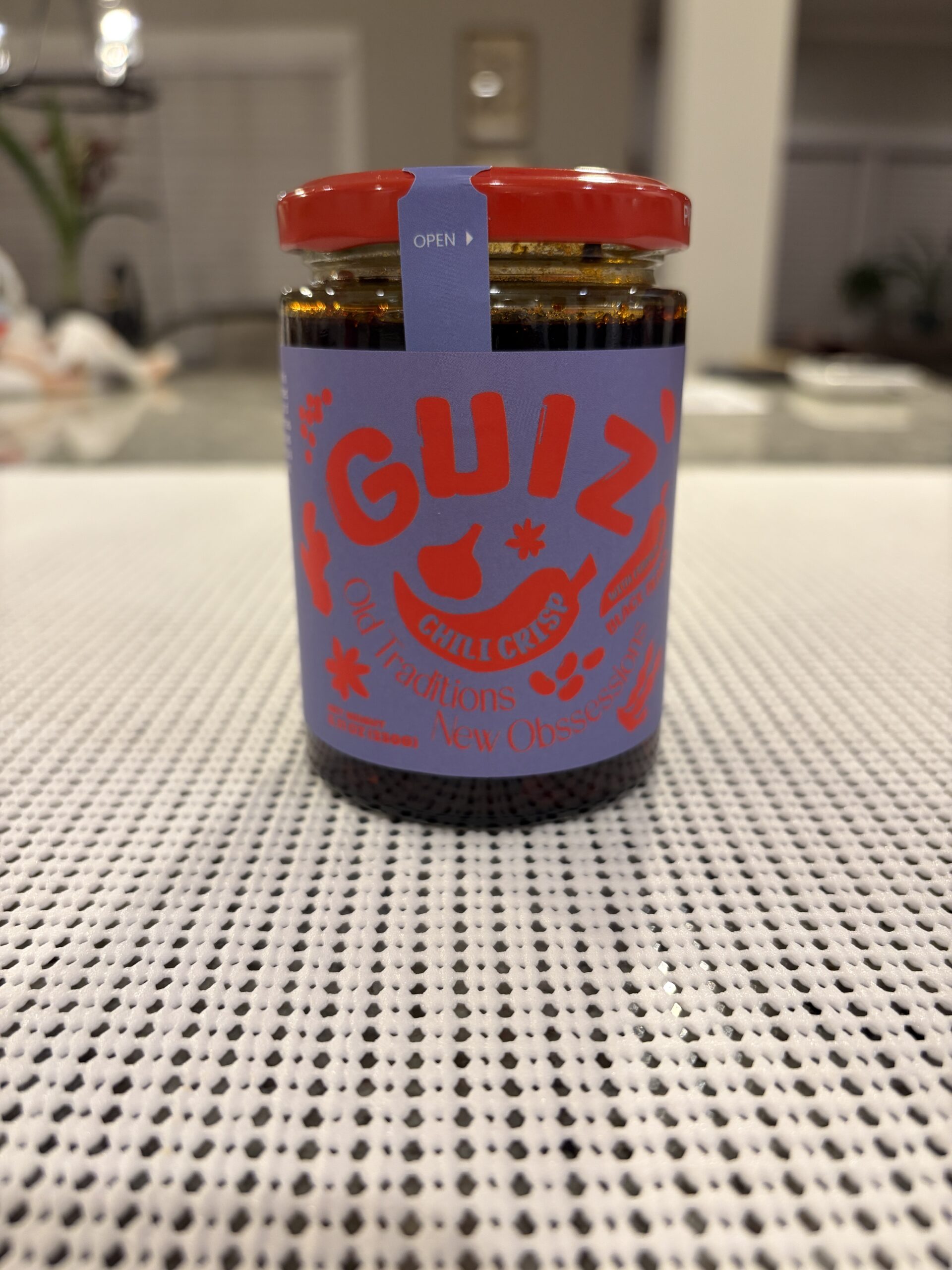 GUIZ Black Bean Chili Crisp jar — Flavor Index Lab