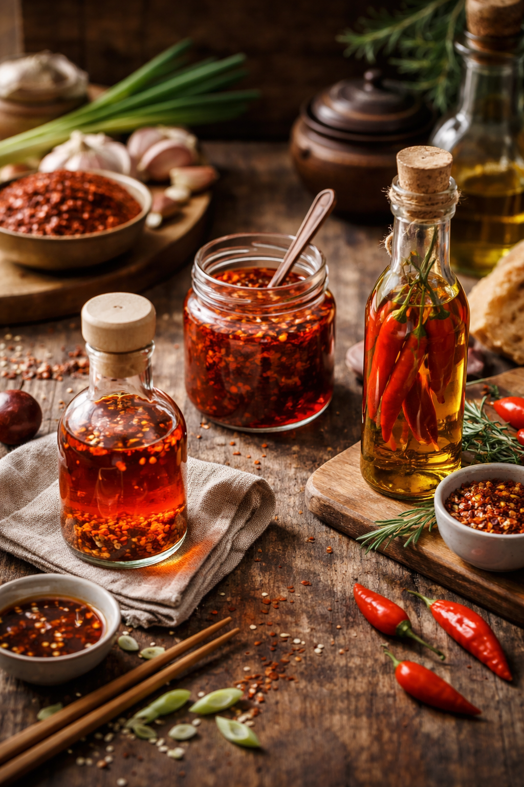 International chili condiments showing regional diversity — Flavor Index Lab