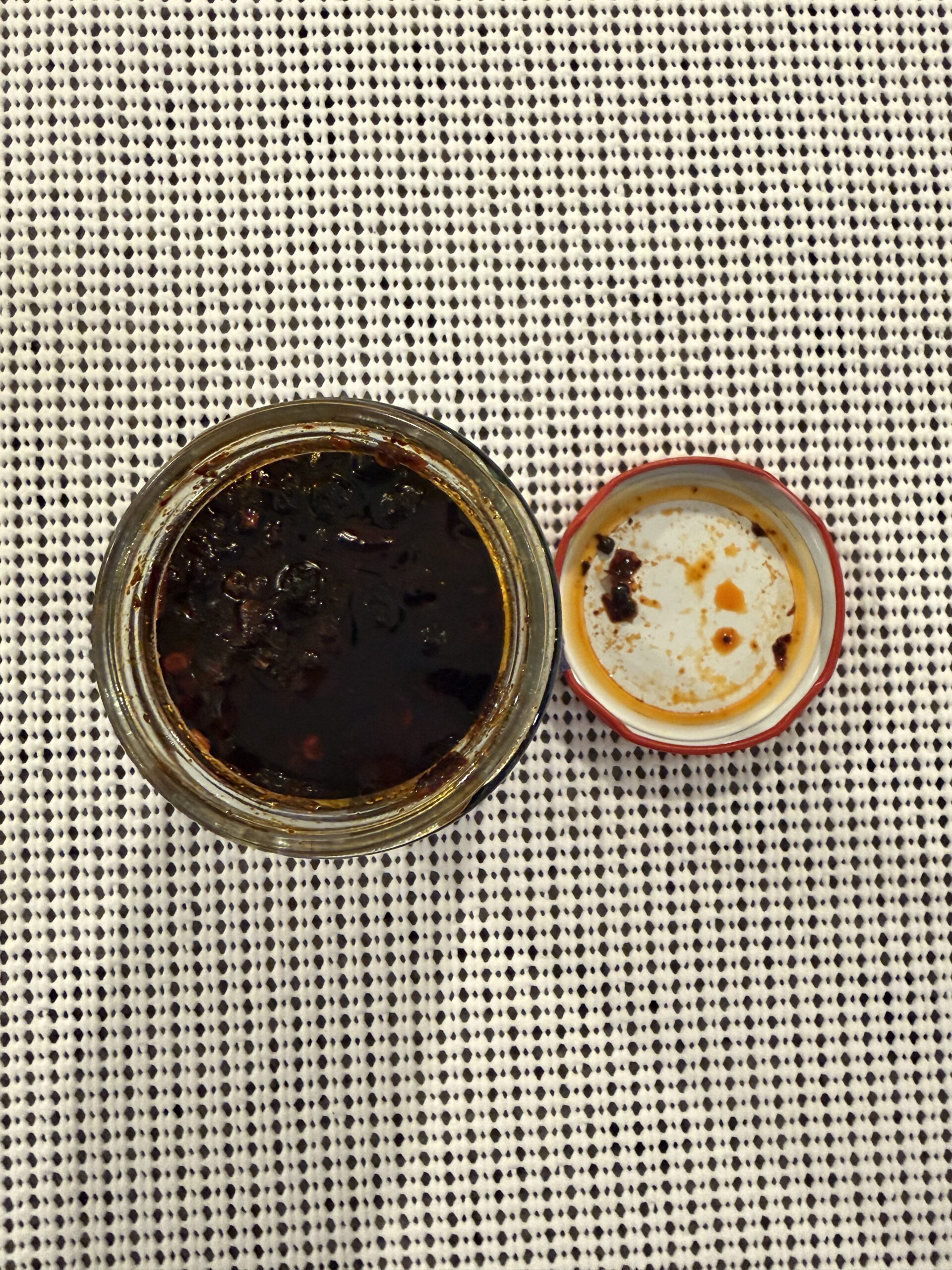 GUIZ Black Bean chili crisp open jar showing fermented black beans — Flavor Index Lab