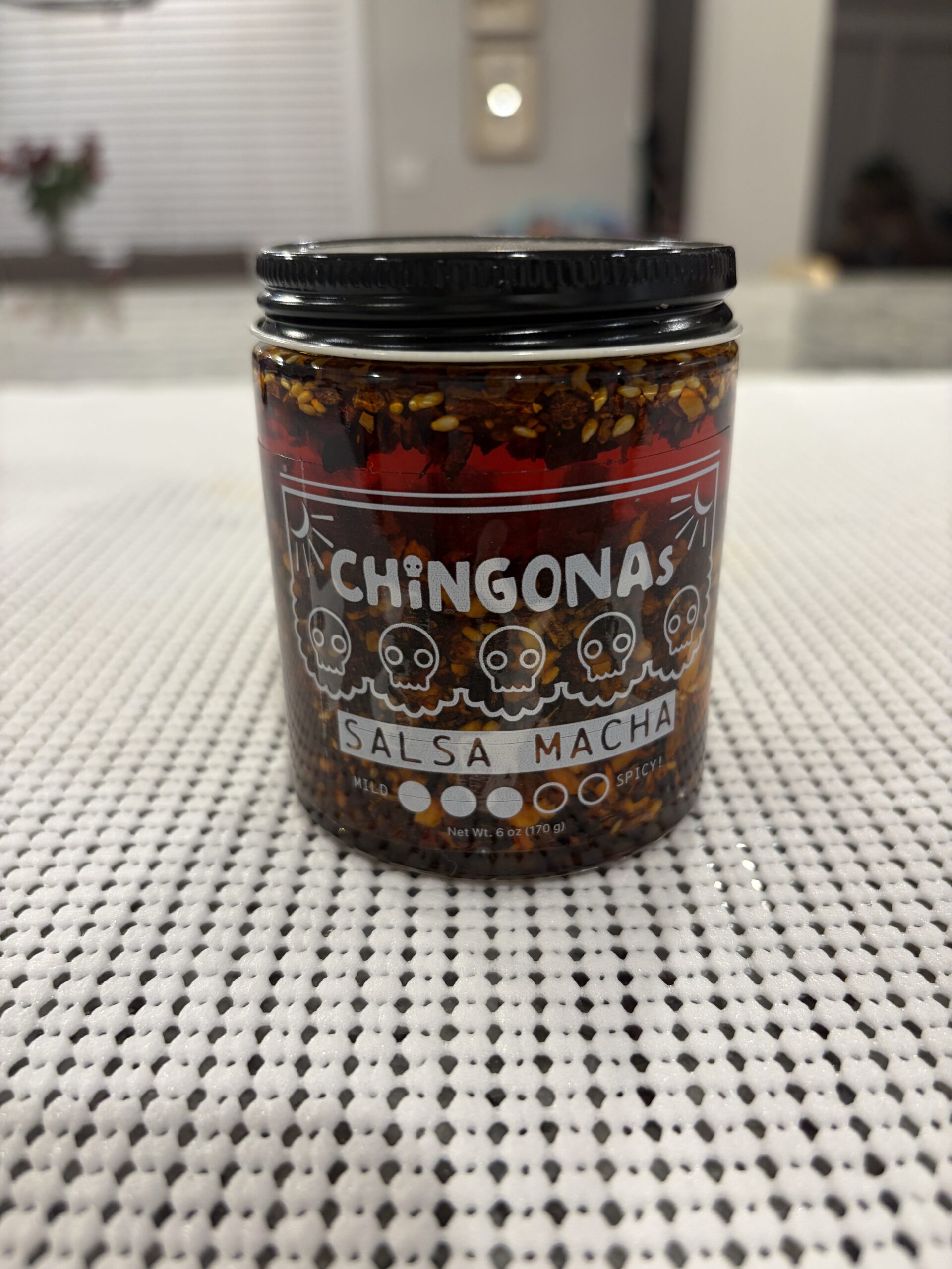 Chingonas Salsa Macha Review — CHiNGONAs salsa macha jar — Flavor Index Lab