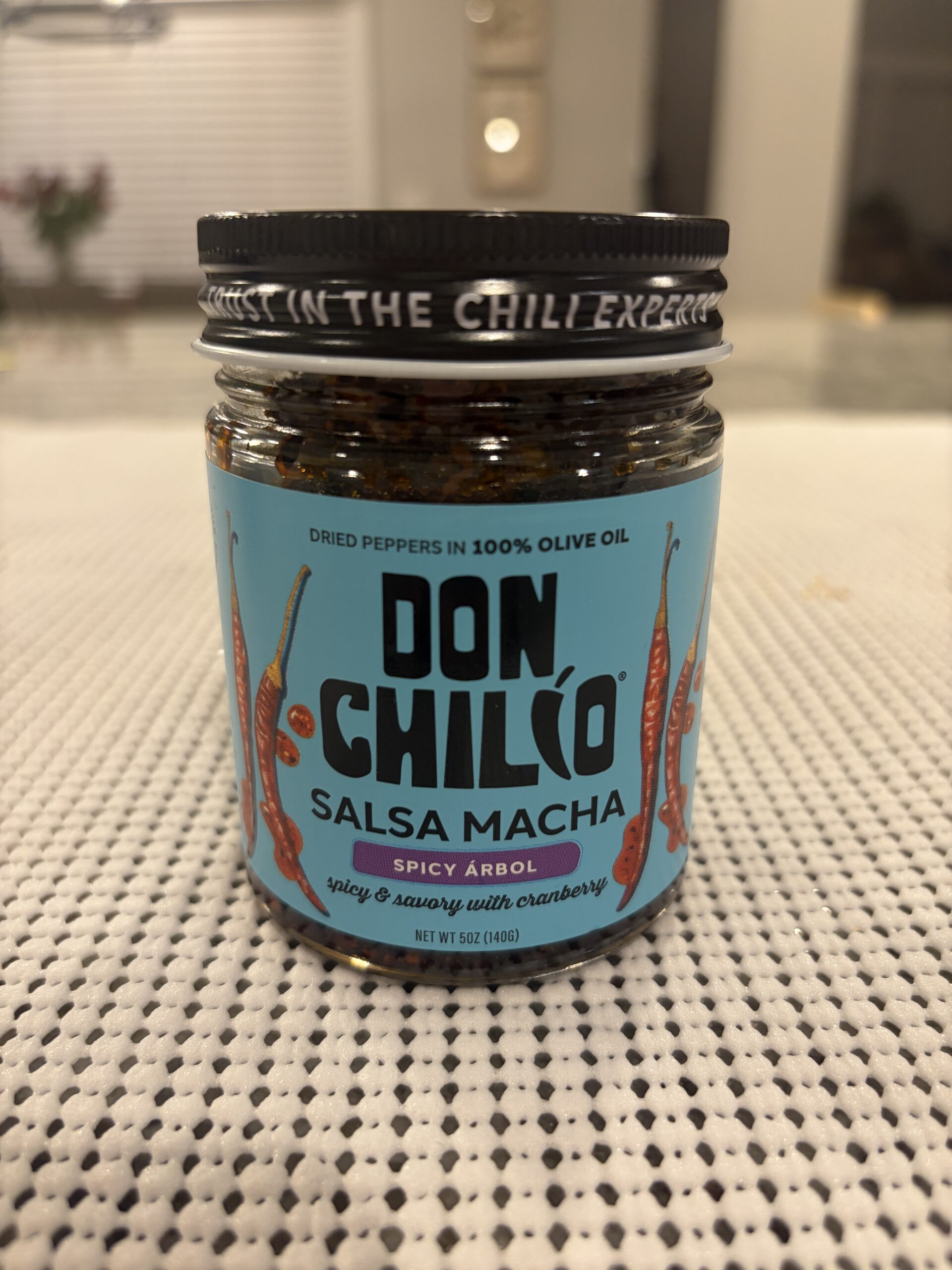 Don Chilio Arbol Salsa Macha Review — Don Chilio Arbol salsa macha jar — Flavor Index Lab