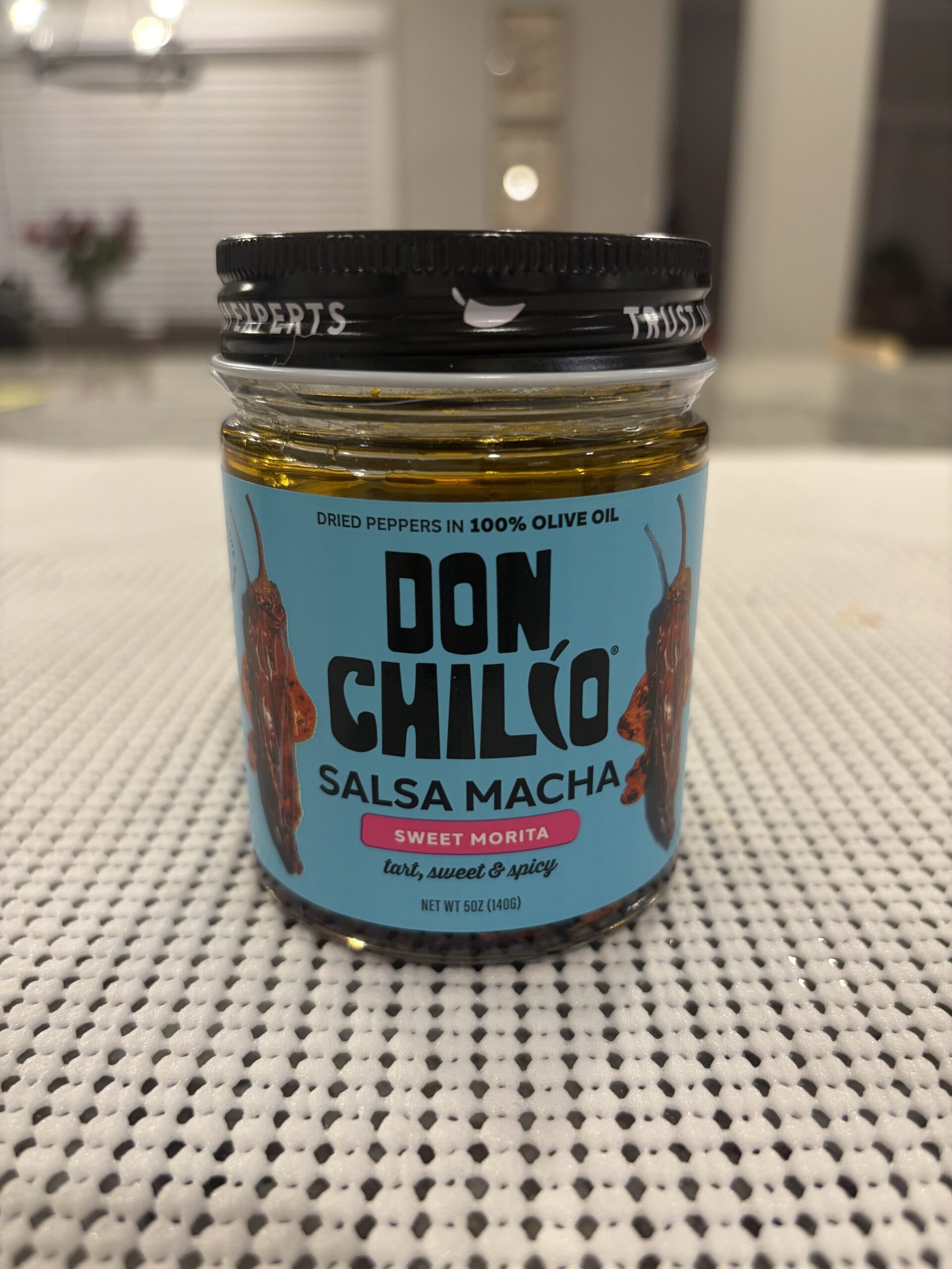 Don Chilio Morita Salsa Macha Review — Don Chilio Morita salsa macha jar — Flavor Index Lab