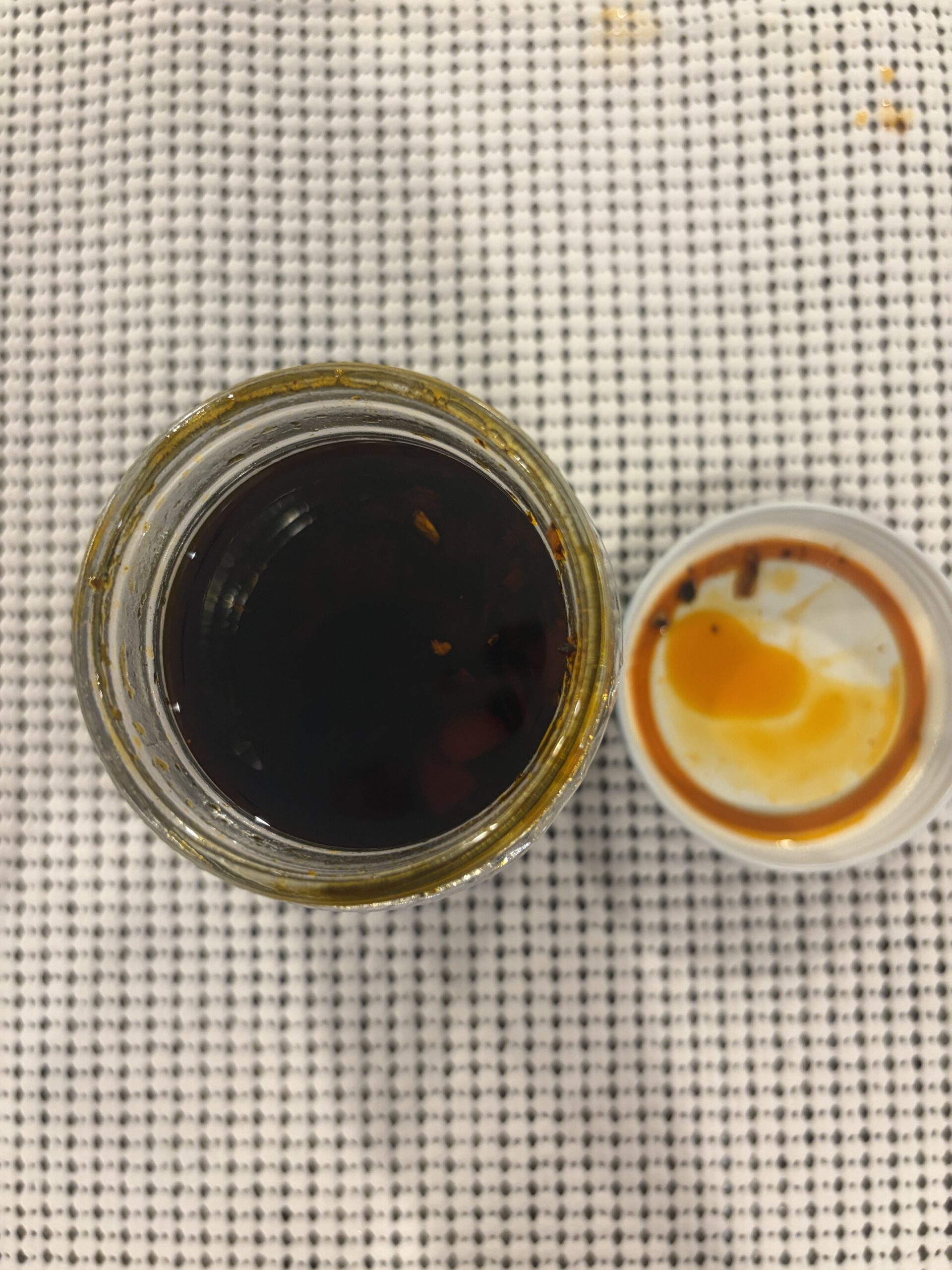 Don Chilio Sweet Morita salsa macha open jar . Flavor Index Lab