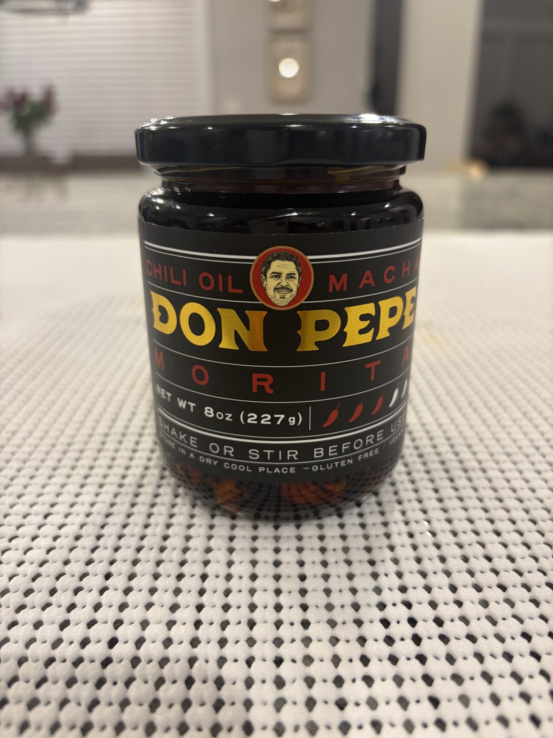 Don Pepe Chili Oil Macha Review — Don Pepe chili oil macha morita jar — Flavor Index Lab