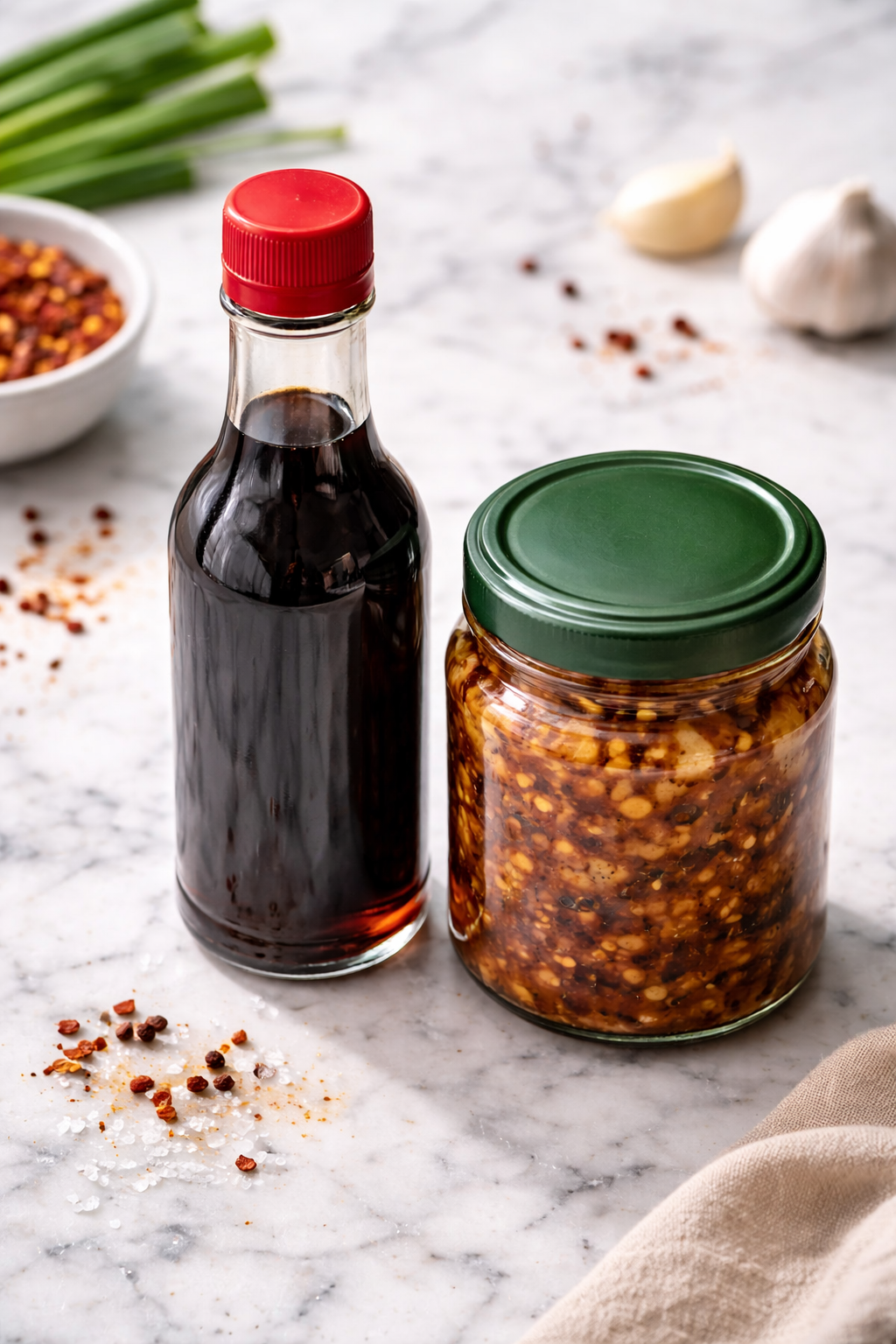 Soy sauce and fermented bean paste — main sources of gluten in chili crisp — Flavor Index Lab