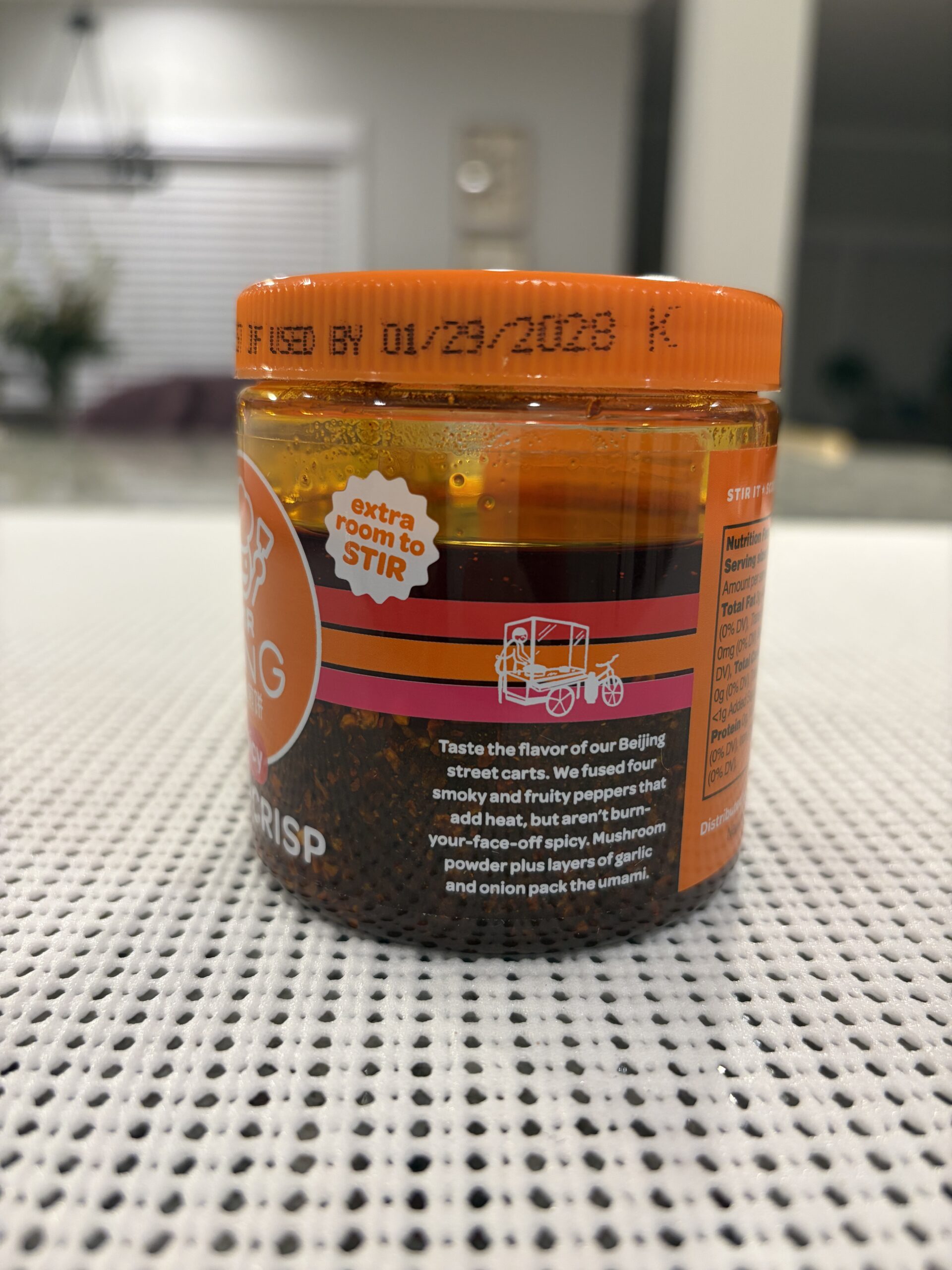 Mr. Bing spicy chili crisp review oil and sediment layers — Flavor Index Lab