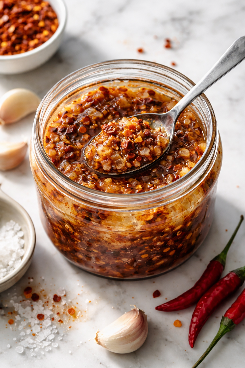 Cold oil thickening from refrigeration — texture change in chili crisp — Flavor Index Lab