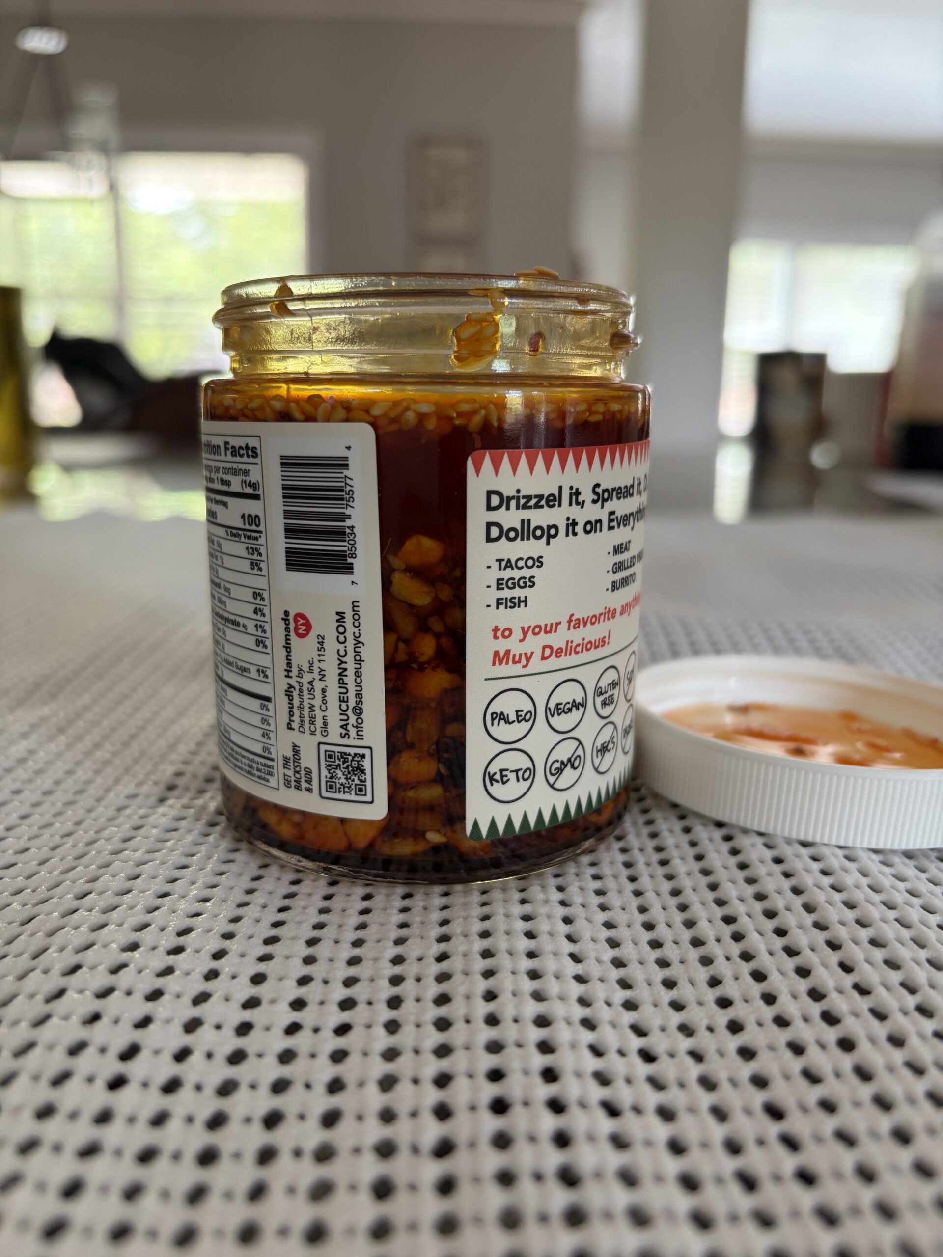 Sauce Up Pineapple Mango salsa macha settlement and oil ratio — Flavor Index Lab