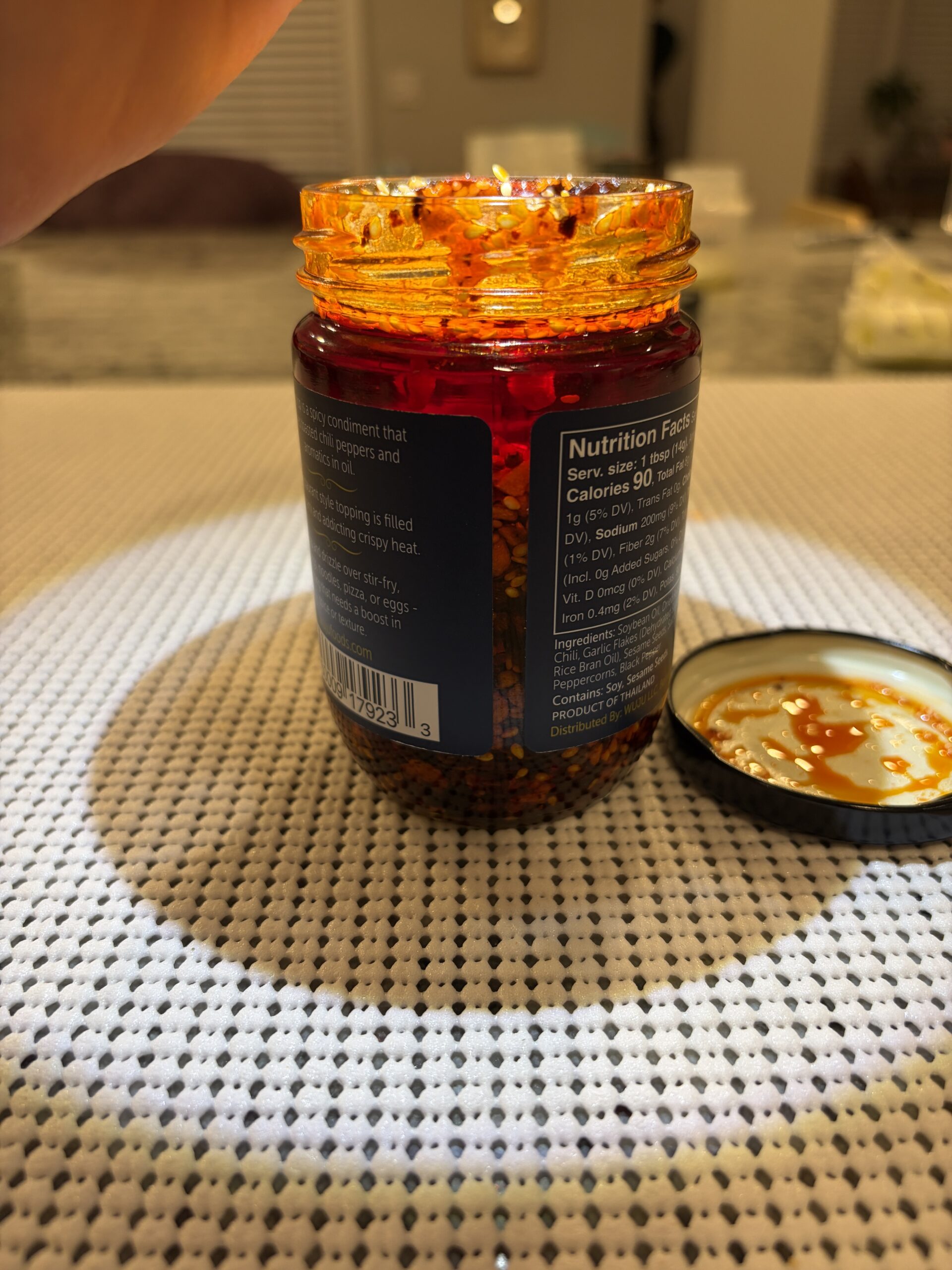 WUJU Sweet Heat chili crisp oil and chili bits settlement — Flavor Index Lab